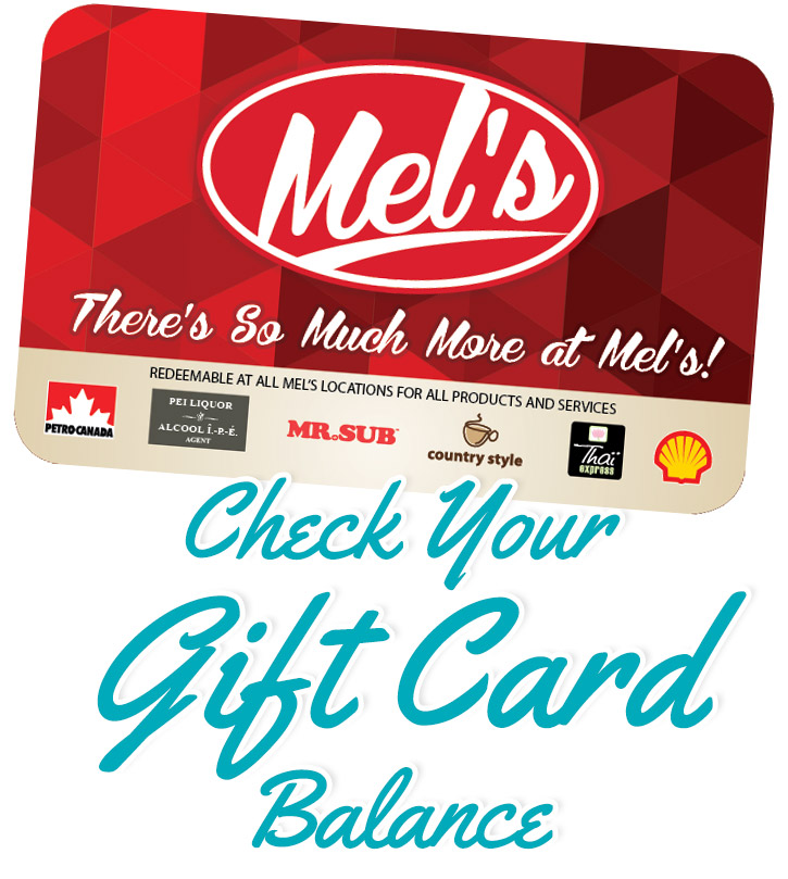 Check your Mel's Gift Card Balance